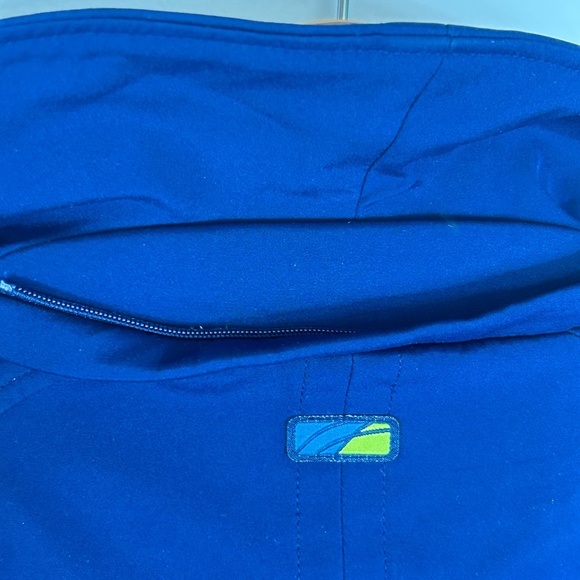 Alaska Airlines By Luly Yang Womens Size 6 Long Navy Blue Trench Coat Insulated - Picture 10 of 16